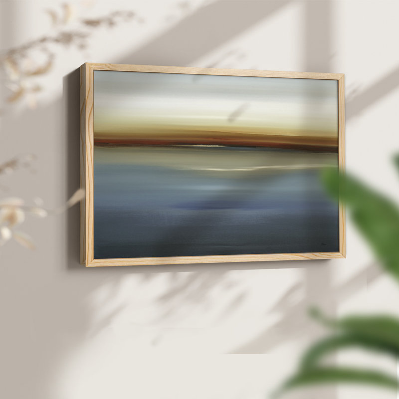 «Beside the Blue II», reproduction encadrée, H 8 po x l 10 po, Naturel