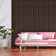 Medium Slats 112" L x 9.5" W x 0.5" D Polystyrene Glue-up Wood Slat Walls 73.5 sq.ft.