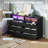 6 Drawer Dresser with USB Charging Station, Power Outlet - Modern Storage Cabinet for Bedroom, Living Room, Entryway