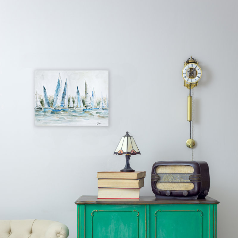 Peinture sur toile tendue, H 12 po x l 16 po x P 1,5 po