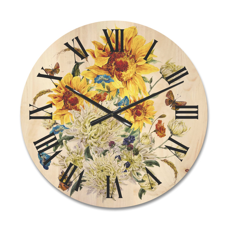 Solid Wood Wall Clock, Small