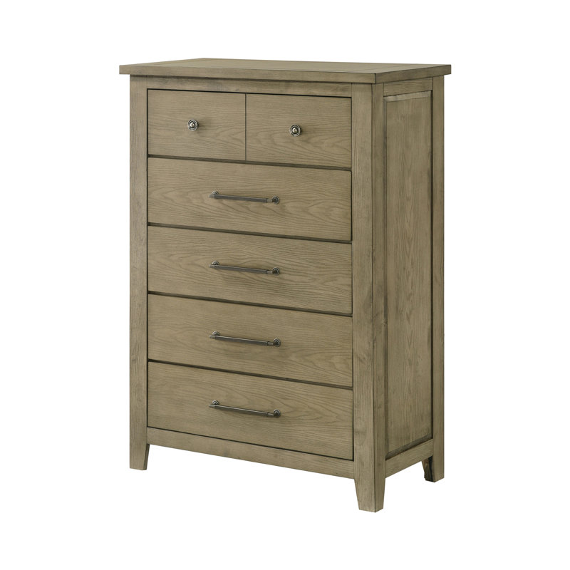 Commode rustique 37,9 po de largeur, brun