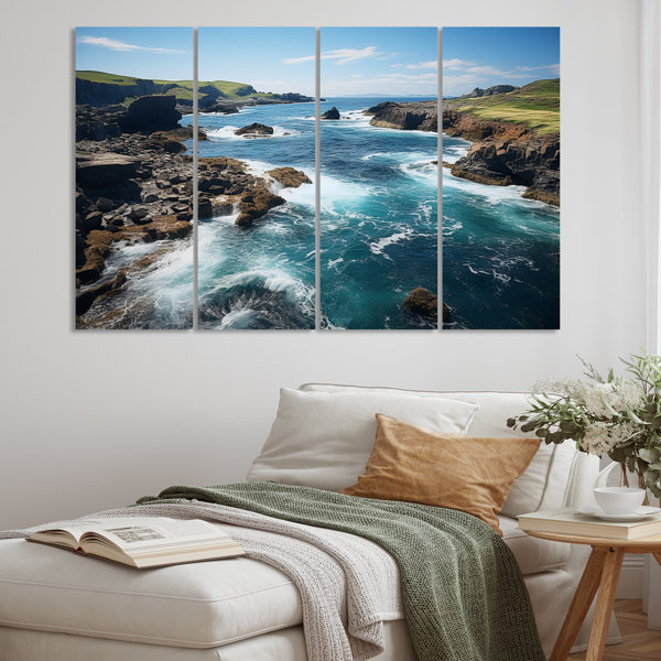 DesignArt Canada Newfoundland Seascapes I 4 Pieces | Wayfair