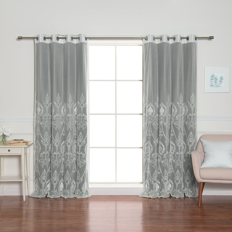 Portishead Room Darkening Curtain, 52" W x 96" L, Moss
