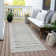 Machine Washable Indoor/Outdoor Xhevrie Gray Rug