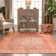 Nile Vintage Medallion Flatweave Rust Area Rug