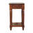 Turned Legs Chestnut 1 Drawer Side table