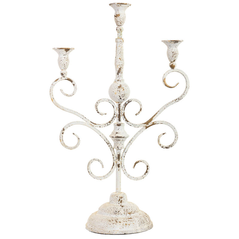 Metal Tabletop Candelabra
