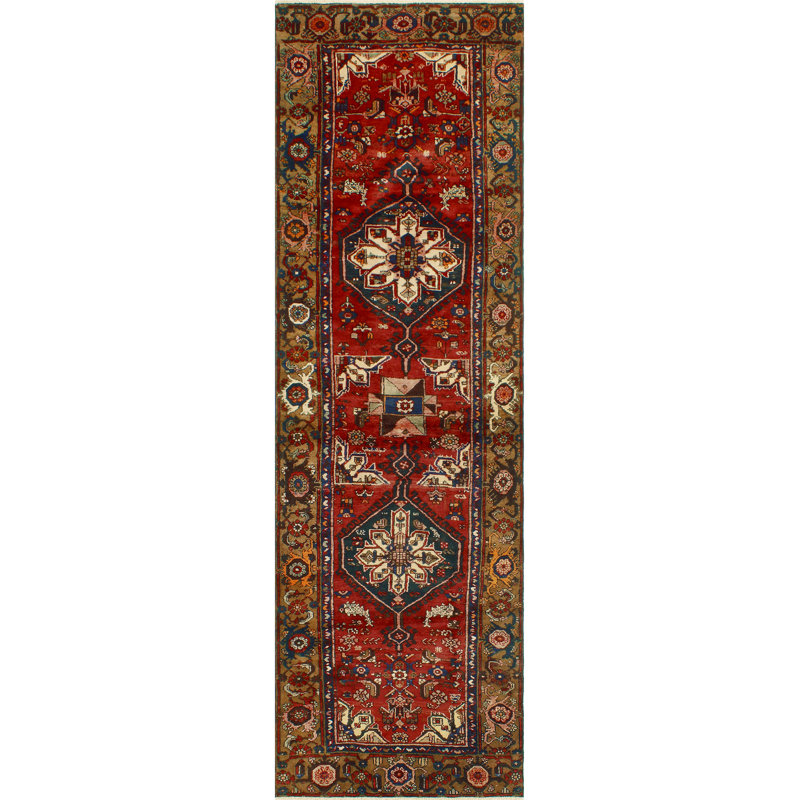 Khylar Distressed Bakyt Red Runner