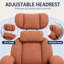 Fauteuil inclinable à bascule extra manuel avec pivotement à 360 °, rembourrage ergonomique et structure robuste pour une détente confortable-1965126634