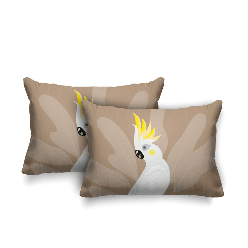 Coussin Bird, Beige
