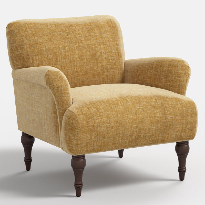 Heylen Elodie Armchair, Gold Polyester