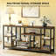 Table d'appoint attrayante, canapé rustique, console