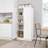 Watse 65" Tall Storage Cabinet with Panel Doors, Kitchen Pantry, Dining Room Cupboard with 2 Adjustable and 1 Fixed Shelf, Free Standing Living Room Accent Cabinet, 16.75"D x 32"W x 65"H, White-1145300181