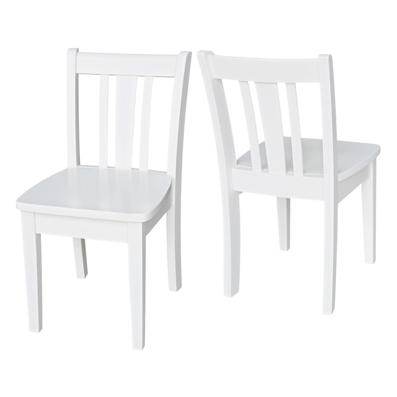 Shepard Kids Wood Desk and Activity Chair, White