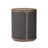 Marcus End Table-Black Linen