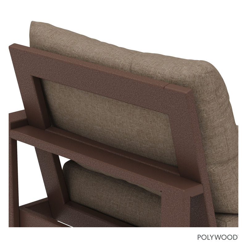 Méridienne d'extérieur POLYWOOD, Revolution® épicé brun, Acajou