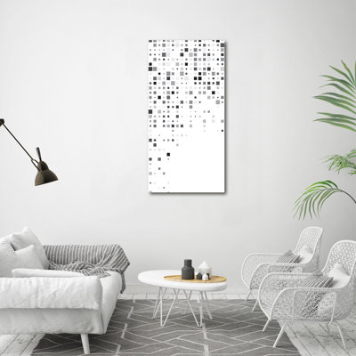 Ayhm Abstraction Squares - Wrapped Canvas Print