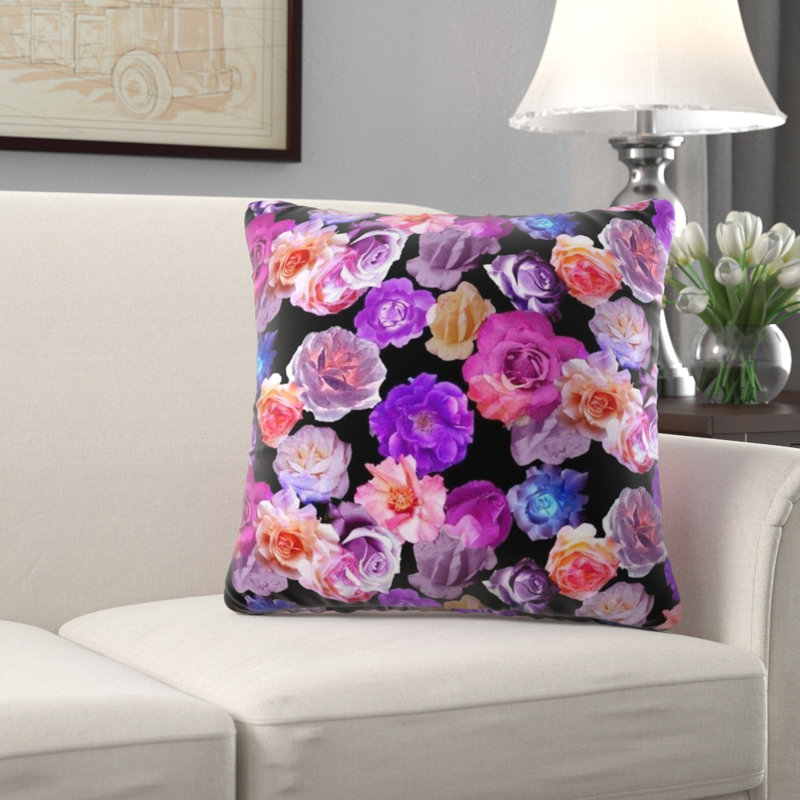 Crewe Floral Square Throw Cushion, 58 x 58cm