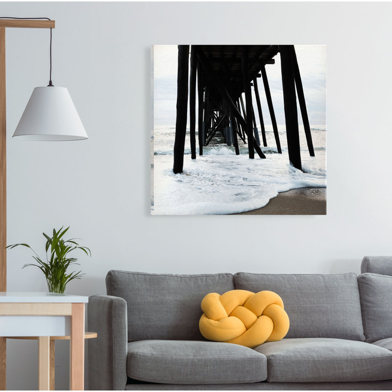 Belmar Pier II - photographie, H 40 po x l 40 po x P 1,5 po, Toile tendue