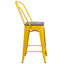 Tabouret de salle à manger en métal Margherite-460918466-466744689