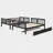 Full Over Full Bunk Bed With Trundle-442876077
