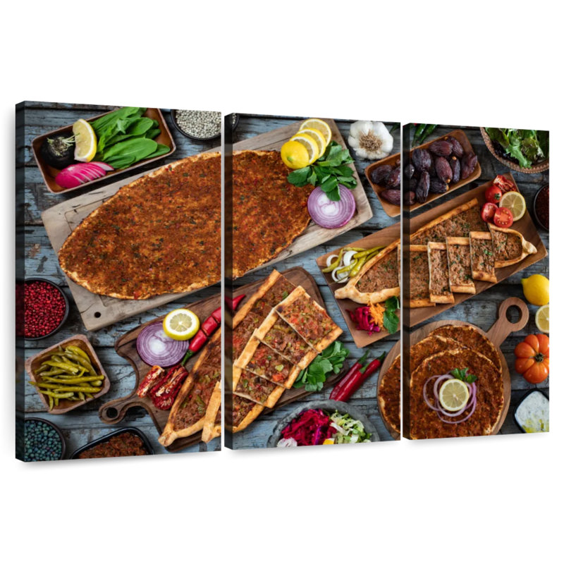 Yarlin Table Of Turkish Cuisine, 32" H x 50" W