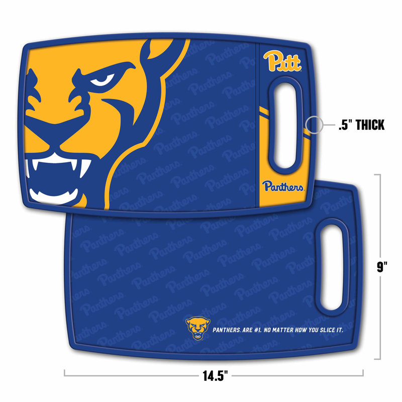 YouTheFan NCAA Logo Series Cutting Board, Pittsburgh Panthers