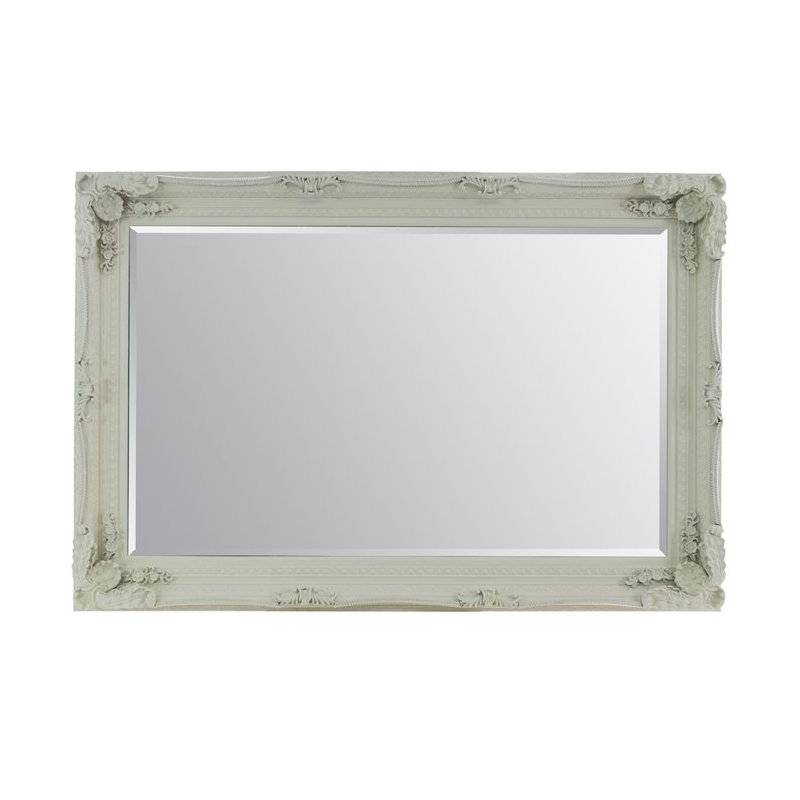 Fallin Flat Wall Mirror, Cream, 175cm H x 123cm W x 5cm D