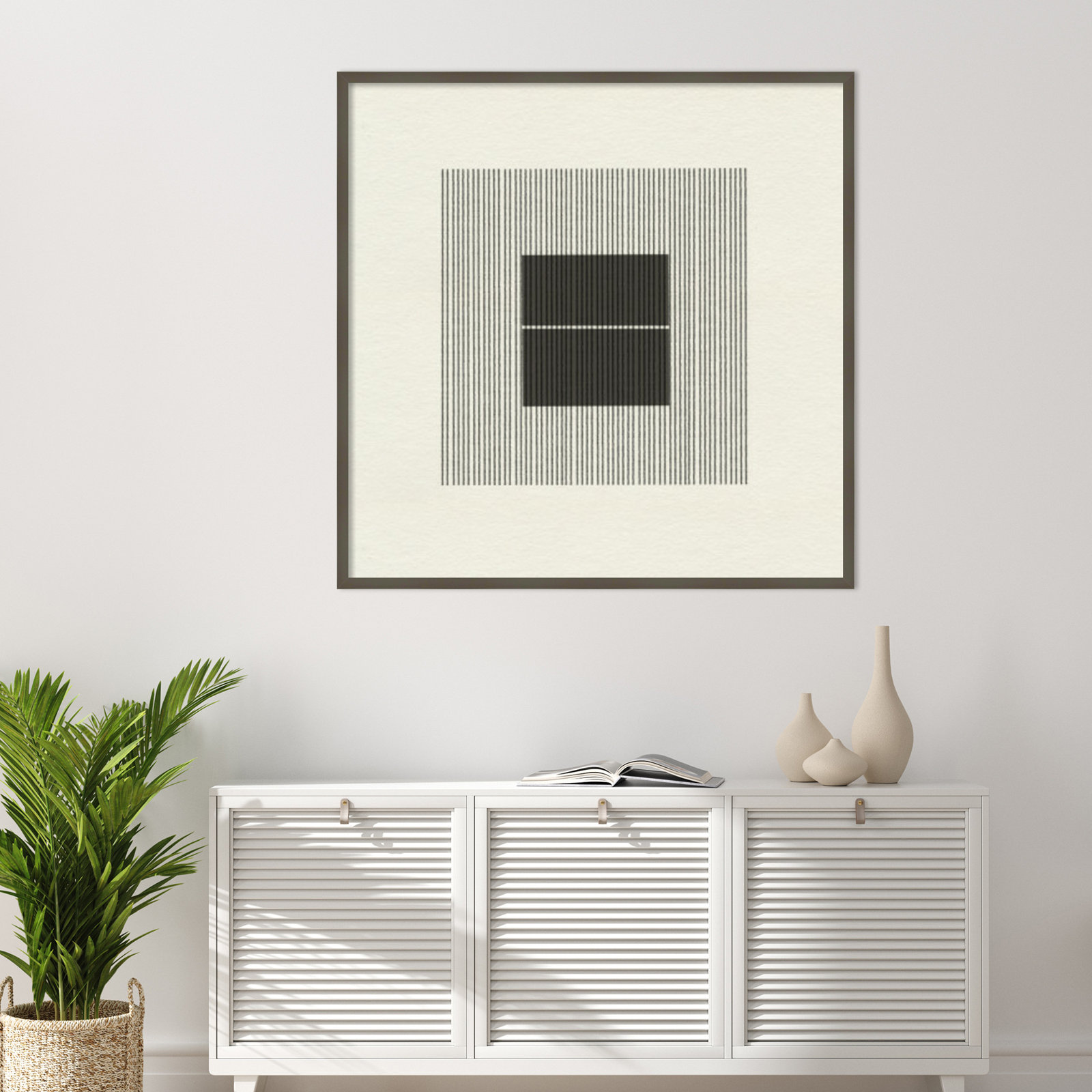 Honoring Matisse Warm by The MIUUS STUDIO, 41" H x 41" W x 1" D, Gray