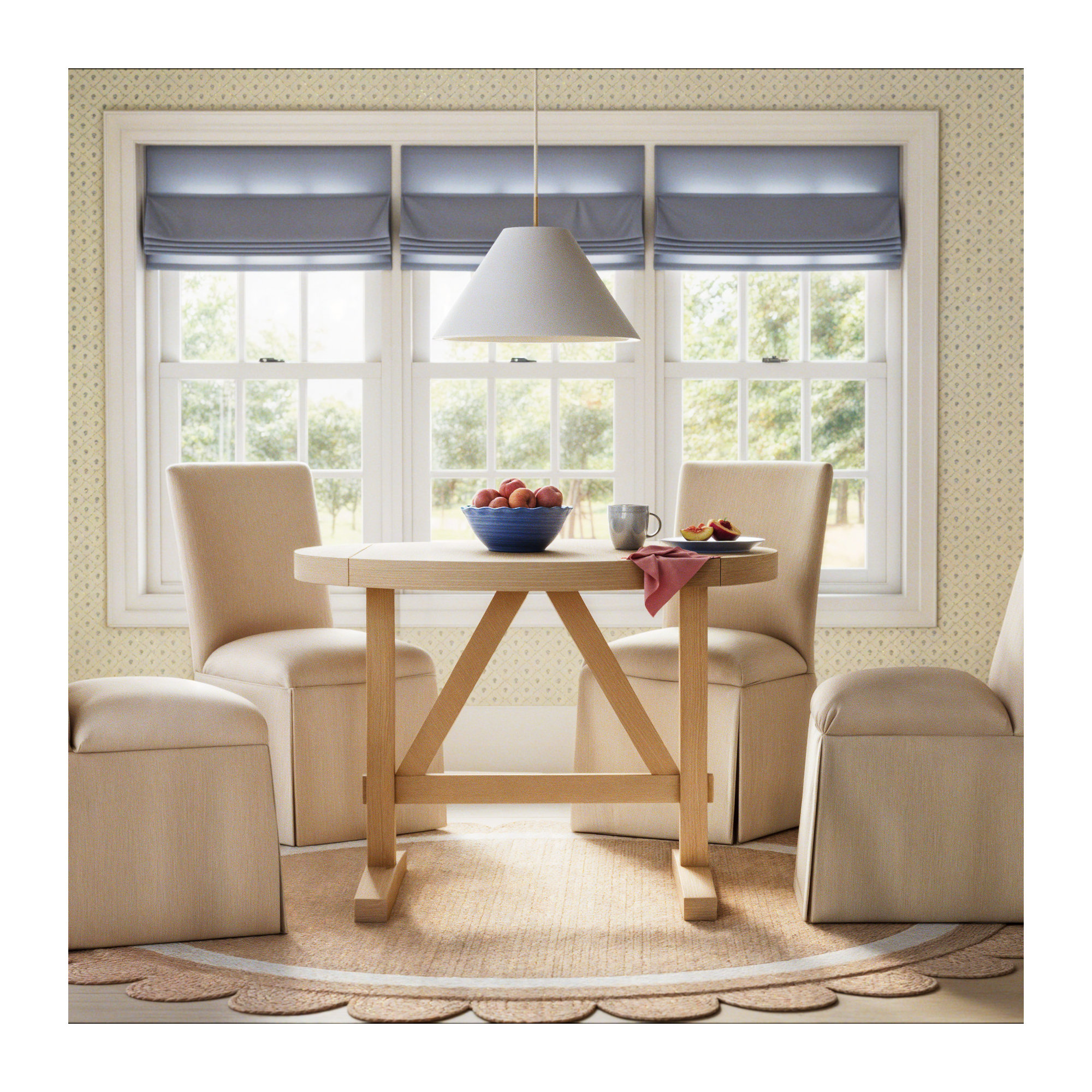 Inaki Jute/Sisal Area Rug, Round 4'