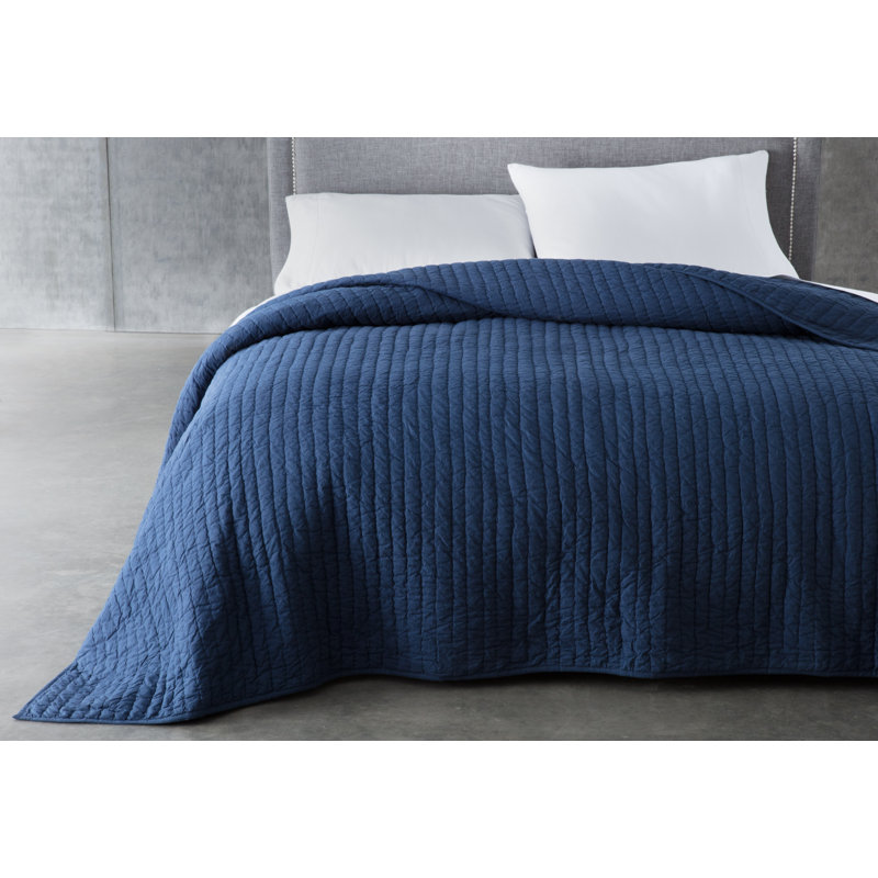 Freeport Quilt, Navy, King Quilt