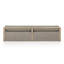 Laskin 106" Outdoor Sofa, Washed Brown