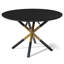 Doucoure Round Solid Wood Base Dining Table