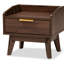 42.926cm W Manufactured Wood Bedside Table
