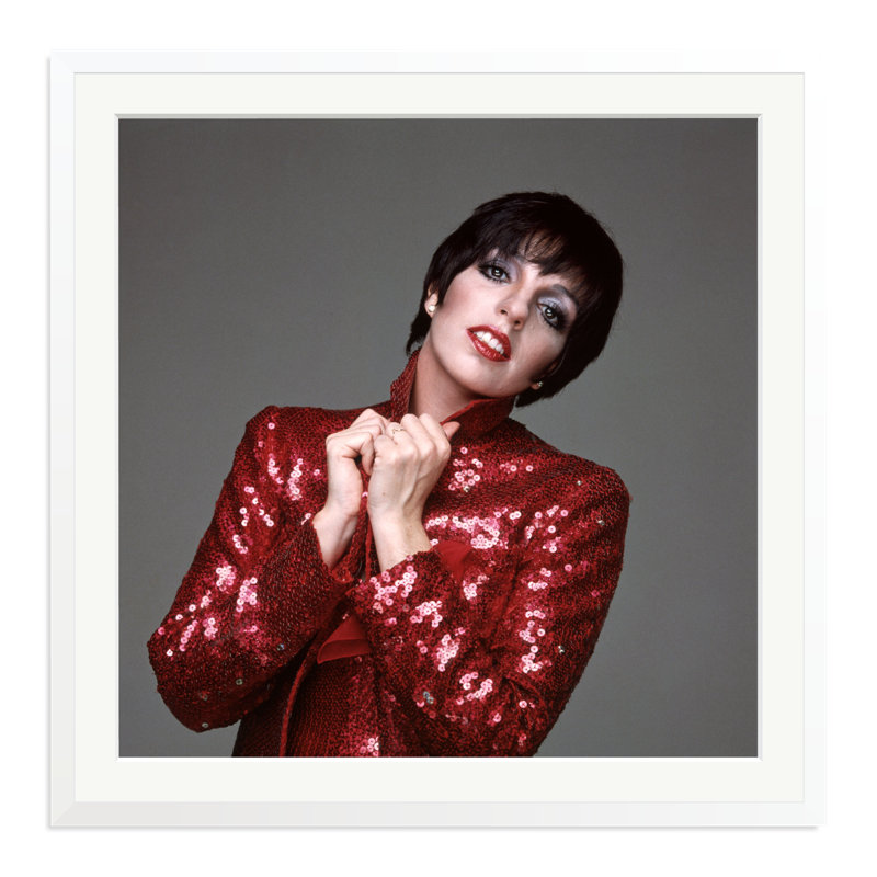 Liza Minnelli, New York 1985, 33" H x 33" W, White