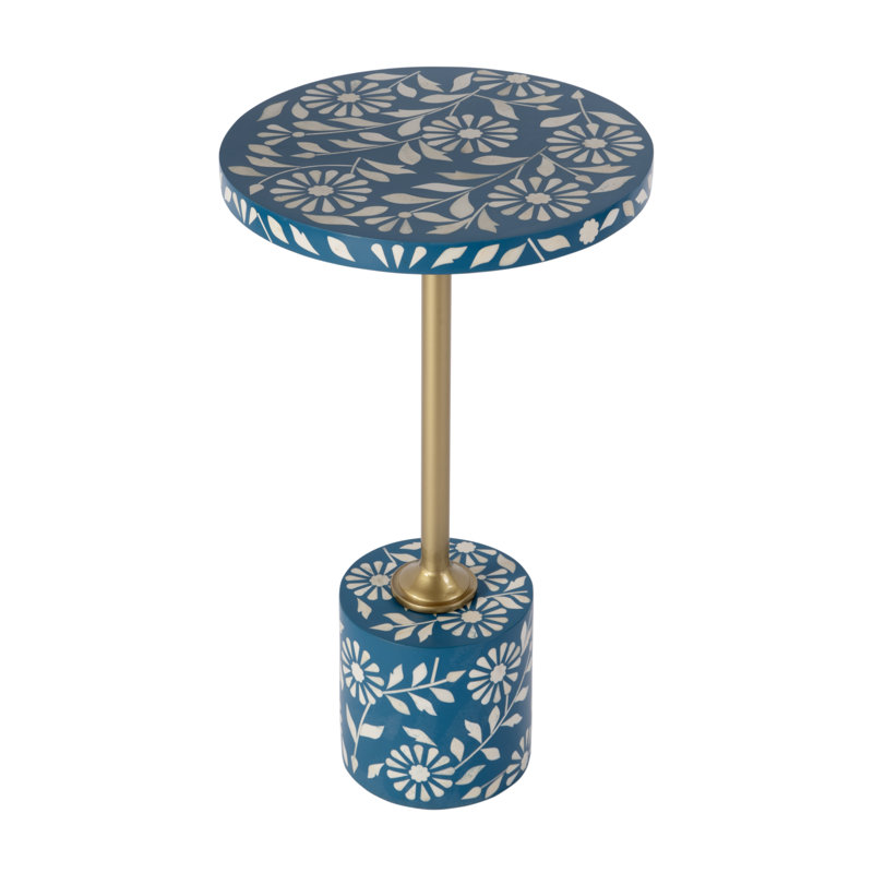 Table d'appoint en fer 14 po Lazarick