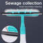 Brosse grattoir 4 en 1 bleu
