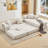 107'' Folding Cloud sofas Modular Sectional Sofa, DIY ,No Assembly-1669160508