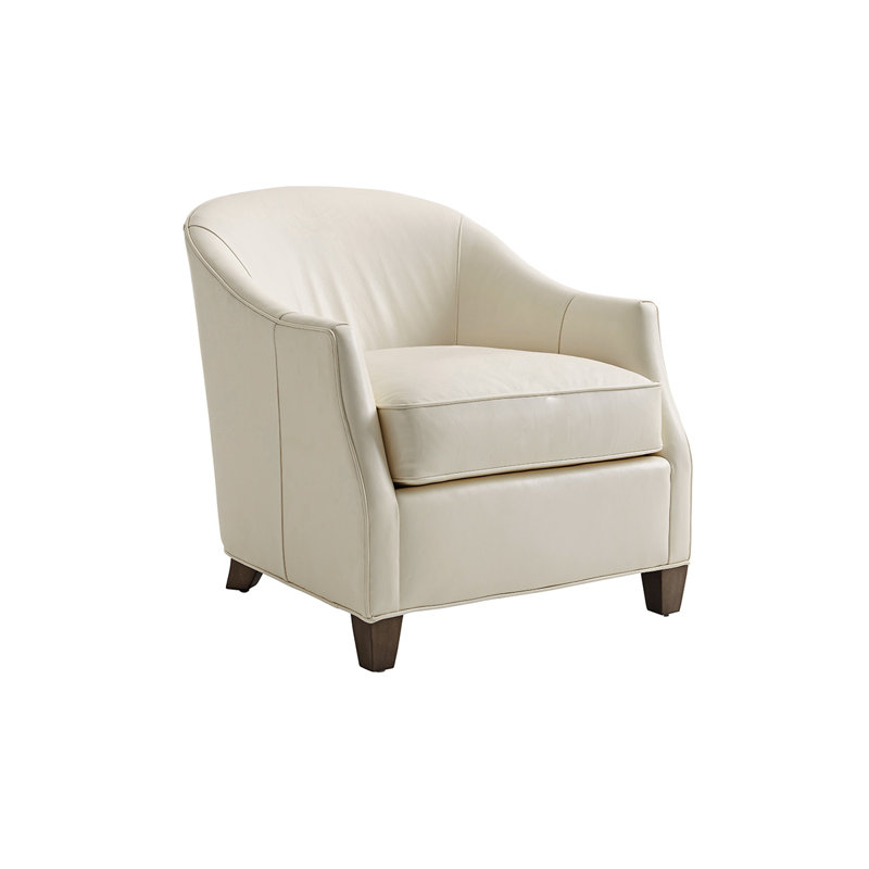 Ariana Escala Luxe Genuine Leather Pub Chair