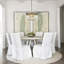 Andaiye Mid-Century Modern Round Glass Gold Ceiling Chandelier Transitional Elegant Dining Room