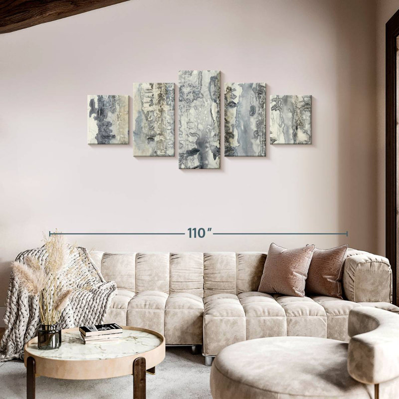 Neutral Strata I, 36" H x 80" W