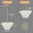 Ikraan 4 - Light Dimmable Tiered Chandelier-1362640327