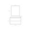 Erica 610mm Single Bathroom Vanity with Integrated Ceramic Basin-38960835