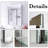 Recessed Or Surface Mount Medicine Cabinet Mirror With 2 Adjustable Tempered Glass Shelves-12137713