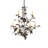 36" Wide Oak Leaf 9 Light Chandelier