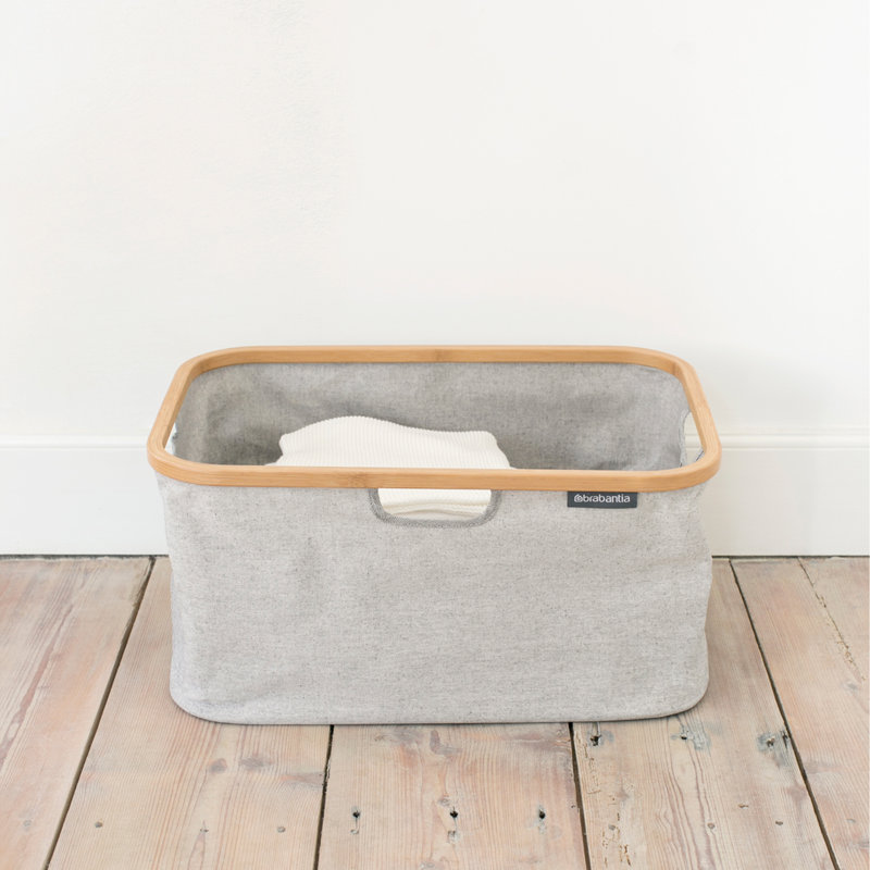 Panier à linge pliable 10,6 gallons (40 L), Gris clair