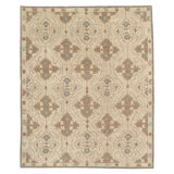 Samkara Wool Oriental Area Rug in Beige/Neutral