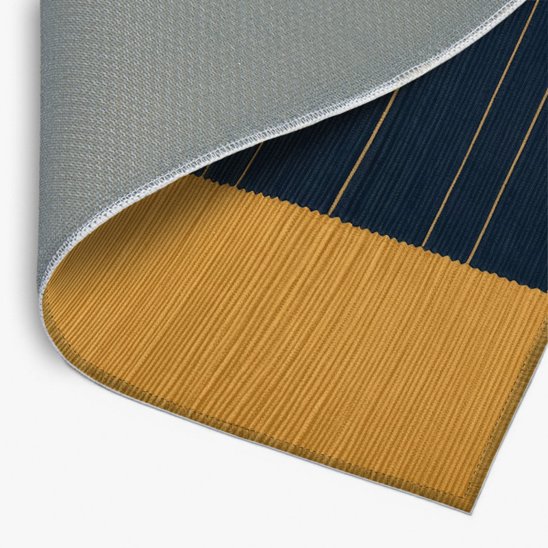 Tapis intérieur / extérieur gris HorizontalStripes, Rectangulaire 2 pi x 3 pi