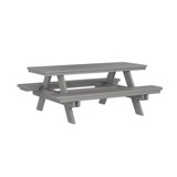Outdoor Rectangular Picnic Table